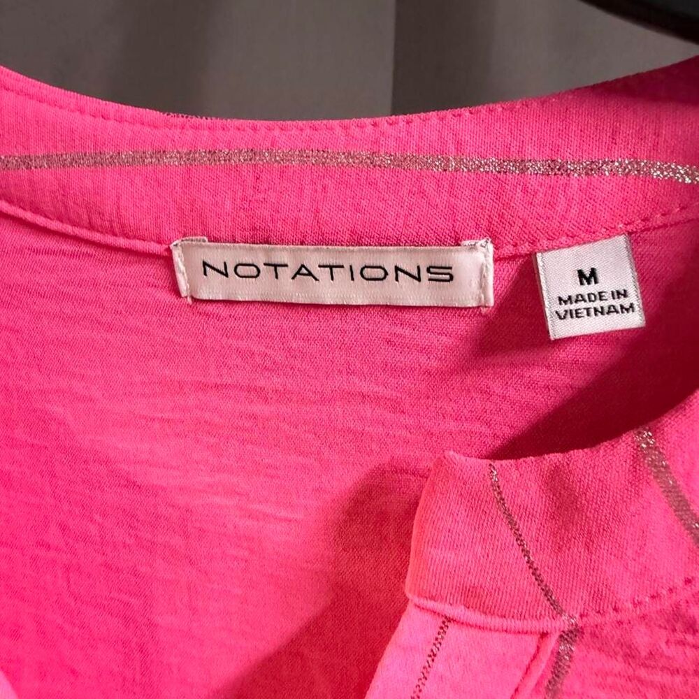 Notations Women's Pink Blouse - Picture 3 of 3